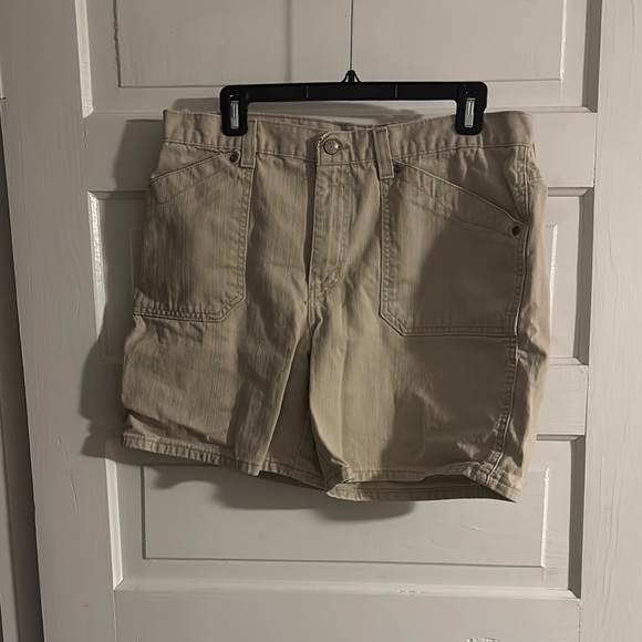 Women’s Tan Cargo Shorts - Picture 1 of 3